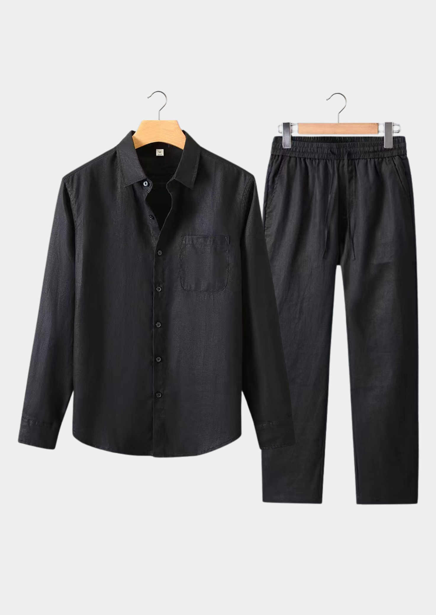The Estate Dolcevita Longsleeve Summer Set - All Black
