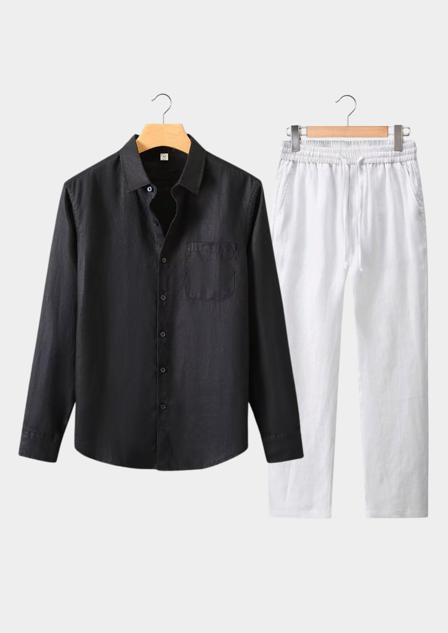 The Estate Dolcevita Longsleeve Summer Set - Black/White