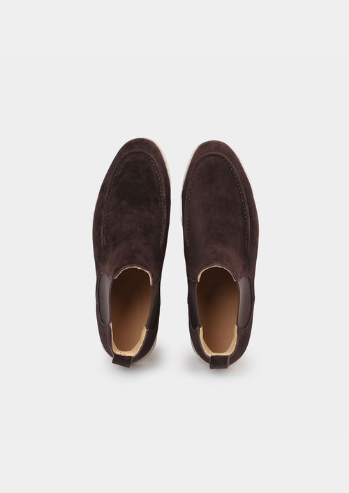 The Coffee Suede Chelsea Boot