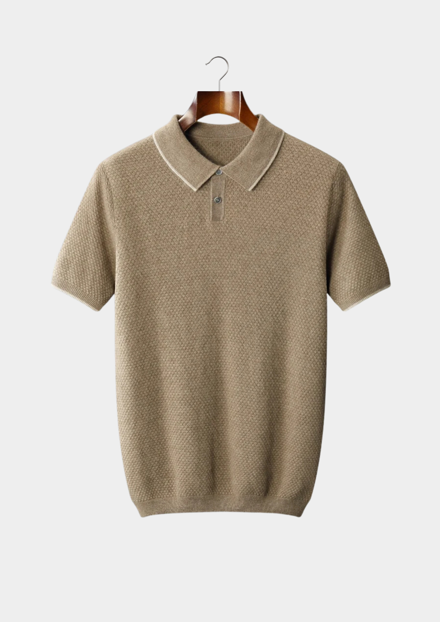The Heritage Cashmere Two-Tone Polo