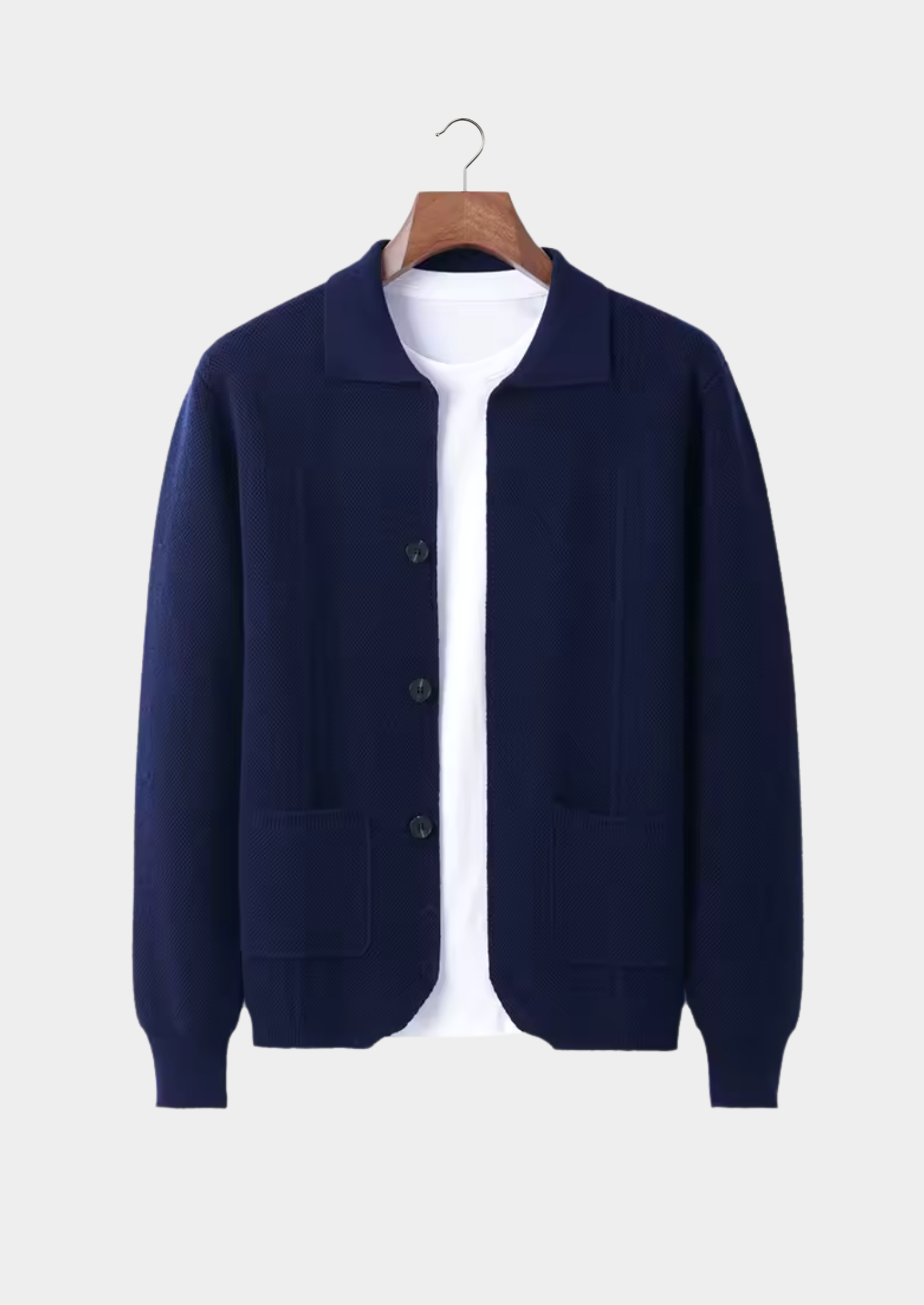The Heritage Merino Wool Button Overshirt