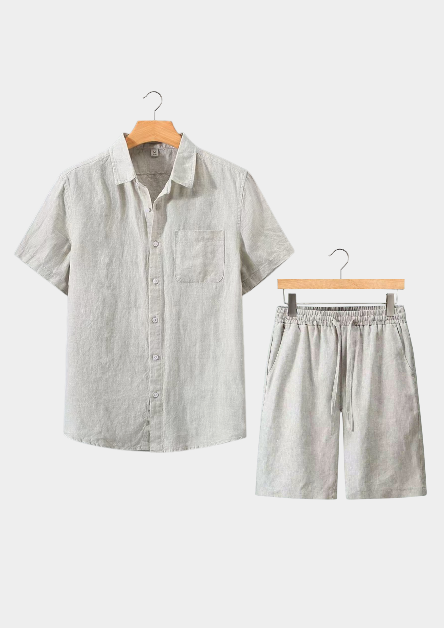 The Estate Dolcevita Shortsleeve Summer Set - Beige