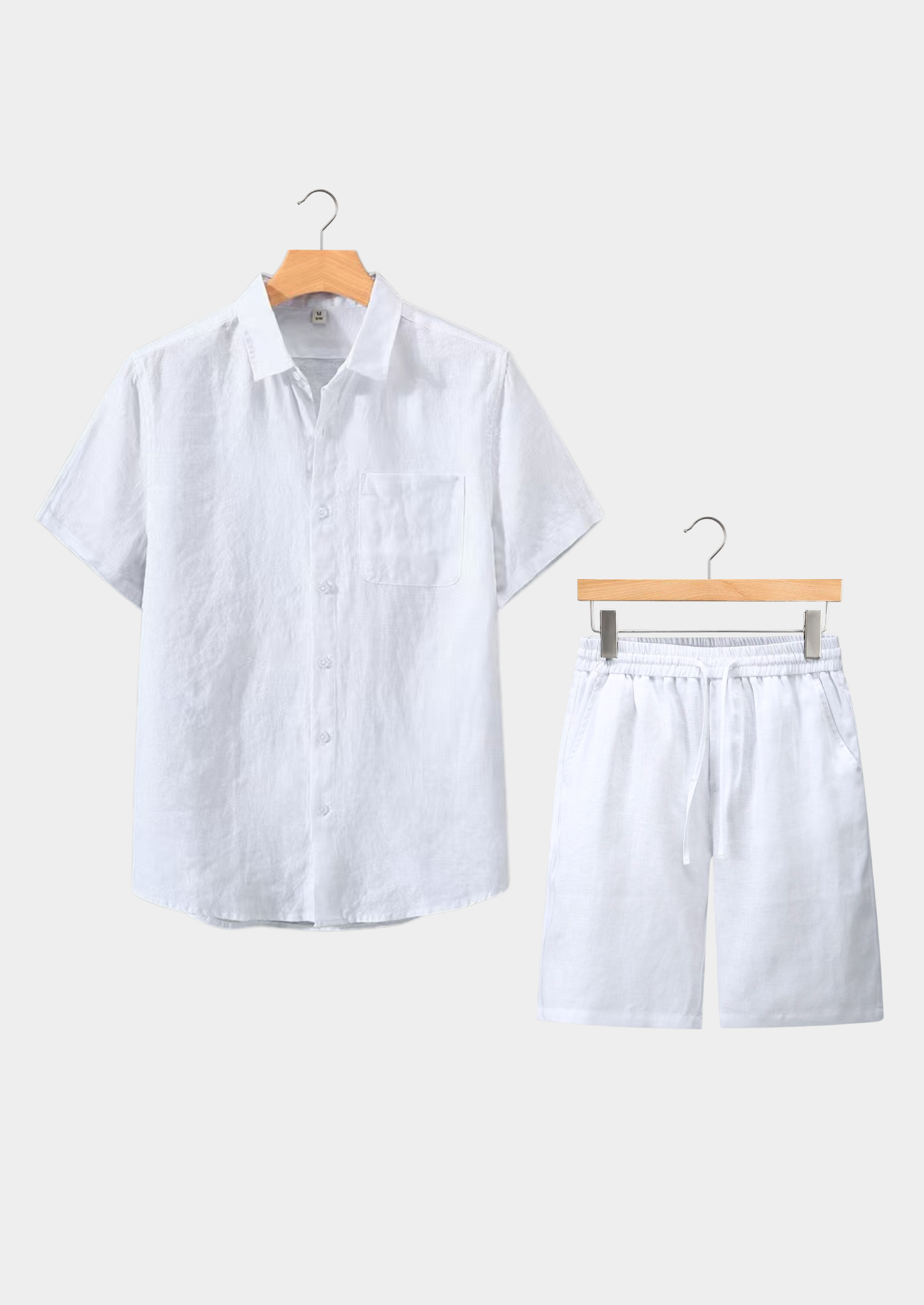 The Estate Dolcevita Shortsleeve Summer Set - White