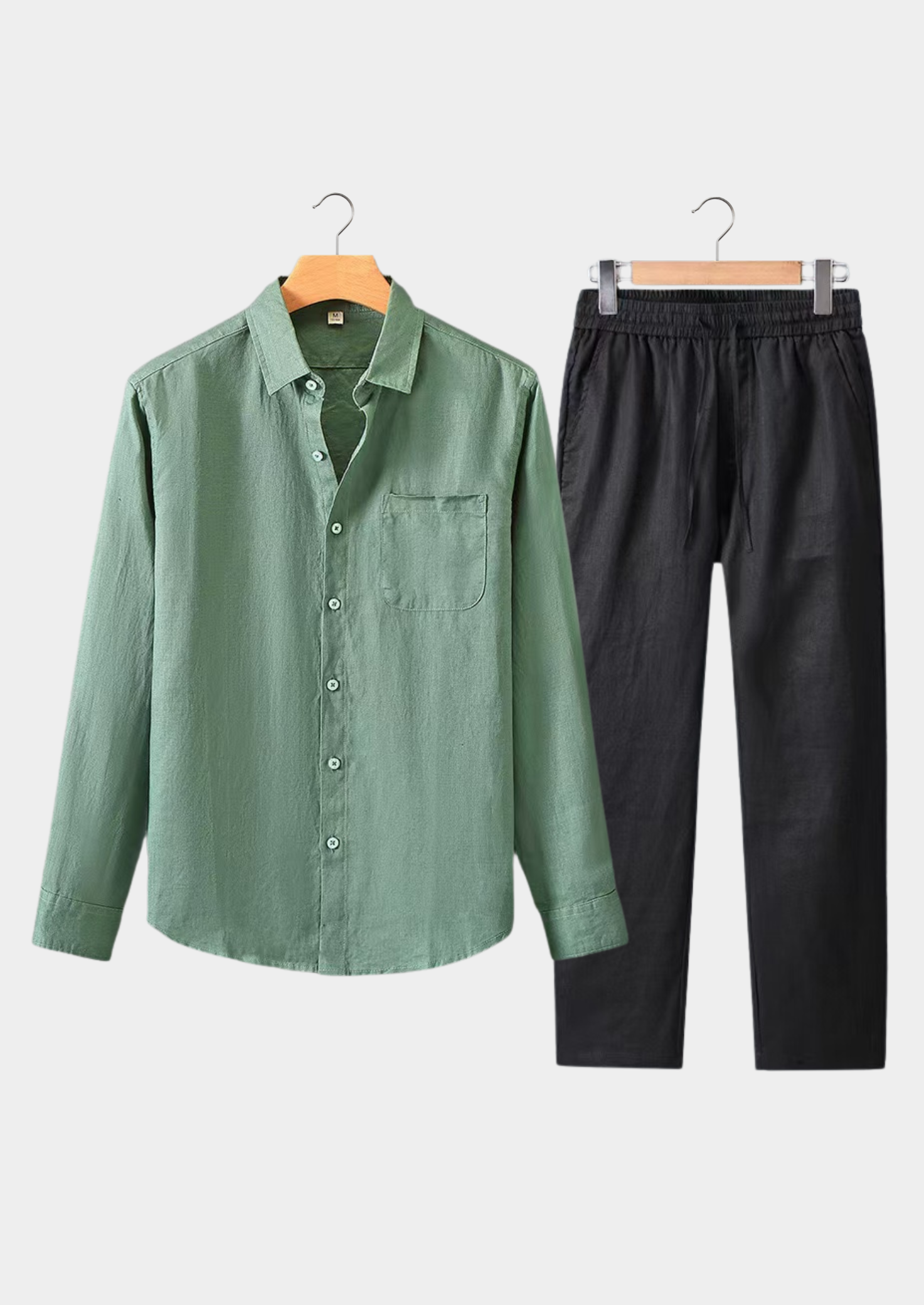 The Estate Dolcevita Longsleeve Summer Set - Green/Black
