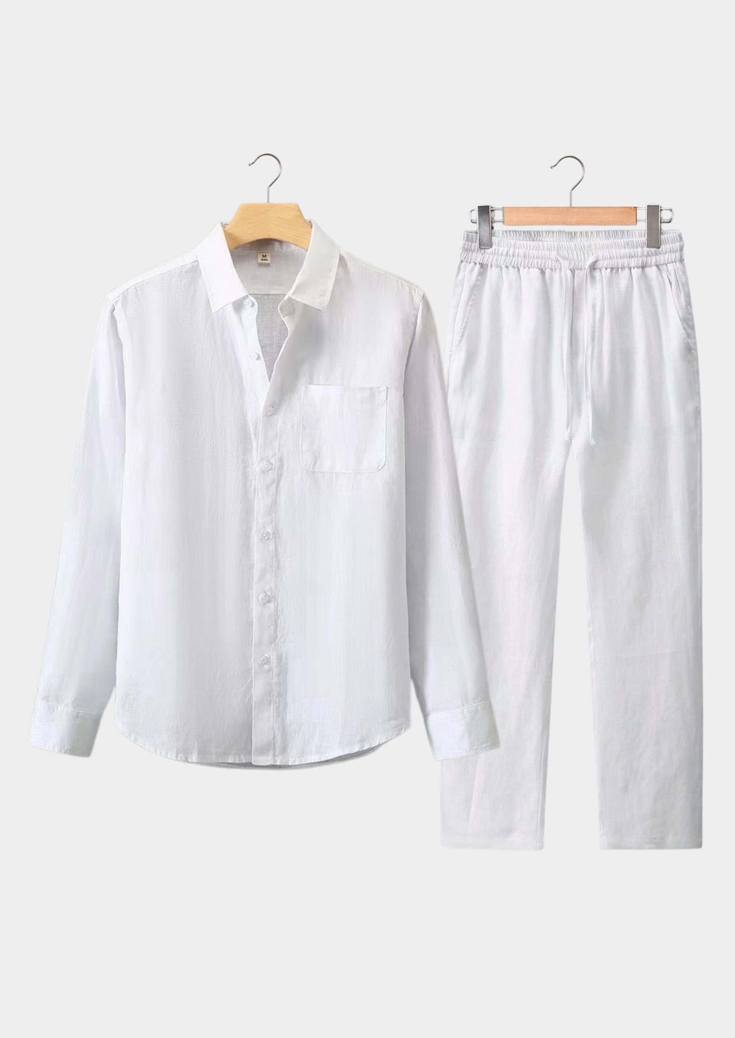 The Estate Dolcevita Longsleeve Summer Set - All White